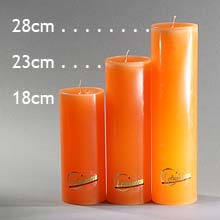 Lotuscandle in 3 sizes